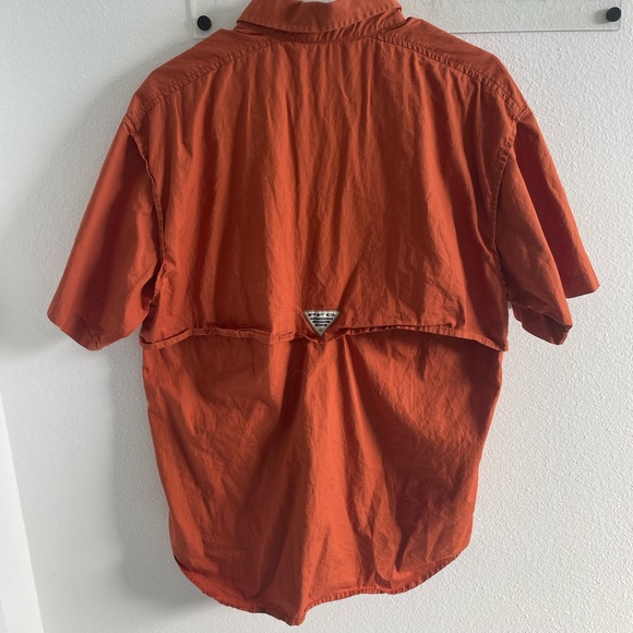 Texas Longhorns Men’s Small Shirt Columbia PFG Vented Fishing Outdoor - Picture 2 of 4